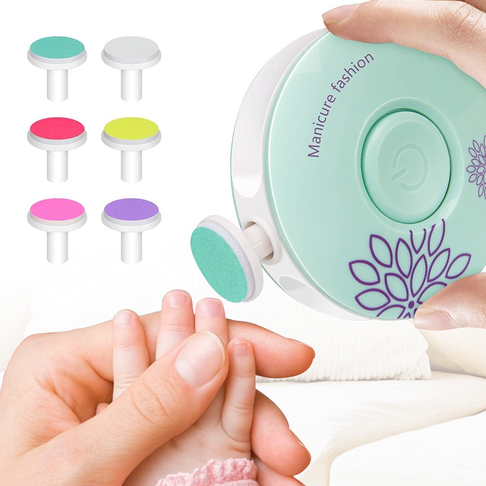 Electric Nail Trimmer For Baby Nail Polish Tool Kids Baby Grooming Set Manicure Set Easy Trim Nail Clippers For Newborn Toddler