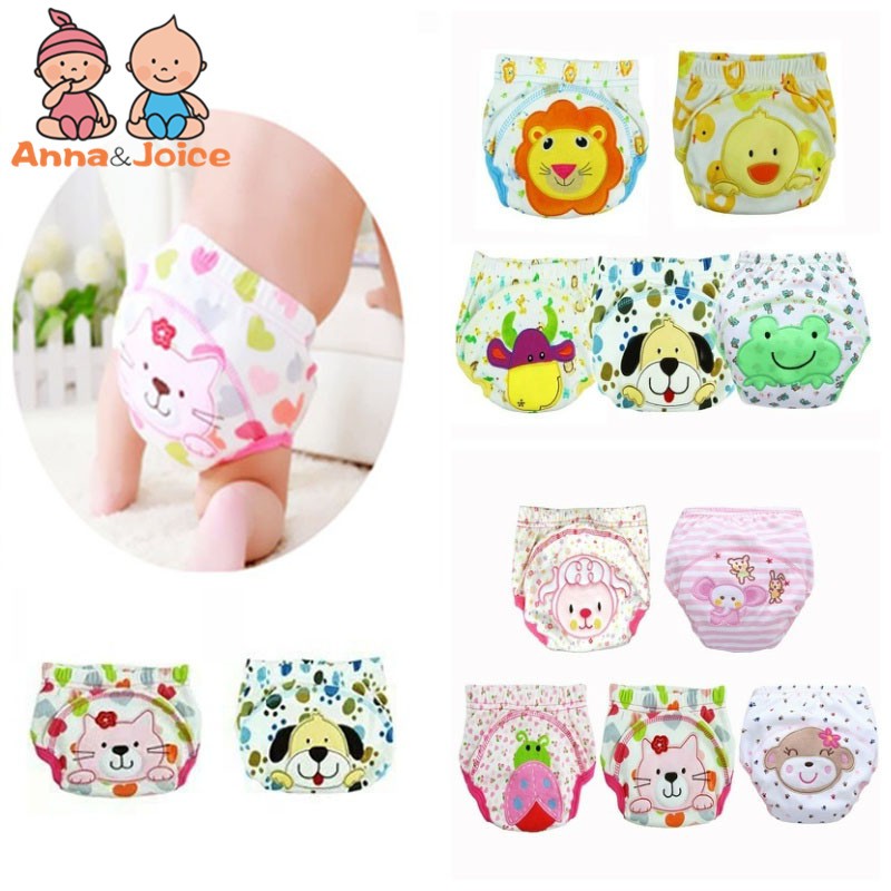 6pcs Baby Training Pants New Children Study Diaper Underwear Infant Learning Panties Newborn Cartoon Diaper Trx0001