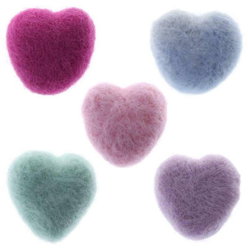 Woolen Heart Newborn Heart Shape Stuffed Baby Photography Props Photo Shoot DIY Headdress Hair Band Hat Clothes Decoration