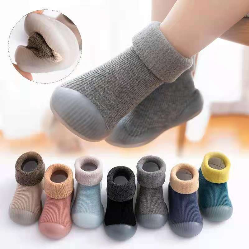 Winter Infant Baby Boy Boots Warm Plush Baby Girls Boys Boots Snow Boots Outdoor Soft Bottom Non-slip Baby Kids Boots Shoes