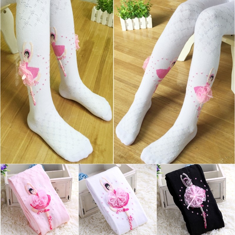 Cute Ballet Princess Girls Socks Cotton Children Knitted Stockings Baby Girls Stockings Spring Autumn Baby Girl Socks 1-9 Years