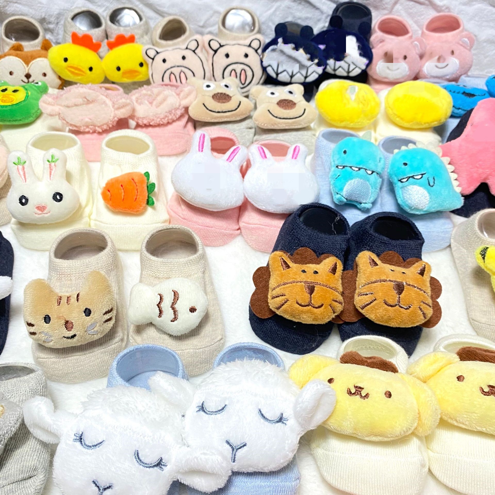 Baby Toddlers Home Floor Non-slip Dispense Socks Cartoon Doll Cotton Socks for 0-3Y Girls Boys Kids Newborn Infant Clothes