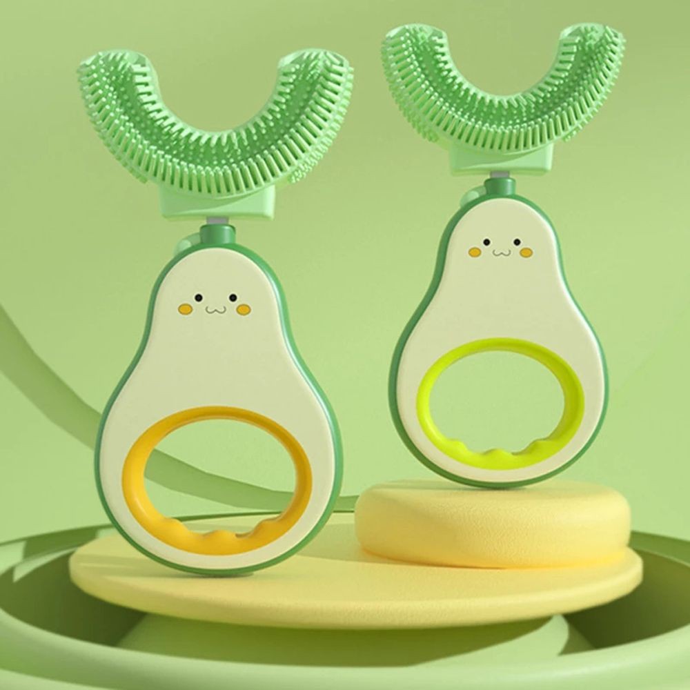 U Shape Baby Toothbrush Silicone Baby Toothbrush Oral Care Cleaning Tool Baby Teether Brushes For Baby Care