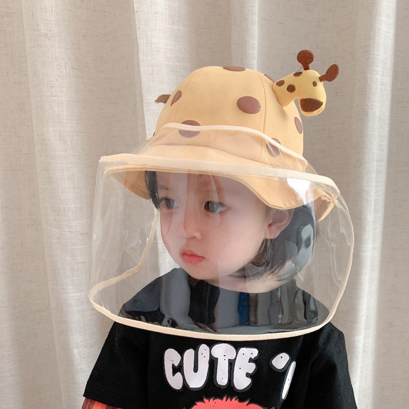 baby hat baby hat with protective face mask boy girl sun hat removable sunscreen outdoor fisherman hats kids accessories