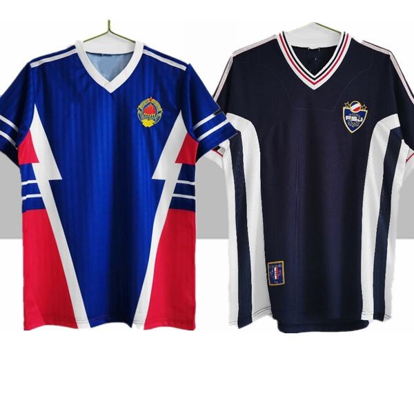 Classic Retro Football T-Shirt 1990 1991 1998 Yugoslavia Football T-Shirt