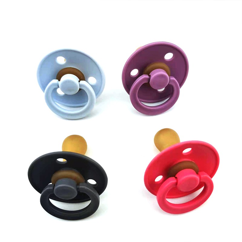 Baby Nipple Hot Sale Latex Pacifier Silicone Nipple Feeder Rubber Soother Teething Natural Latex Pacifier