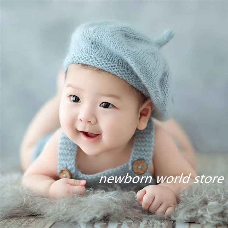 Newborn photography accessories, hat, hat and shorts