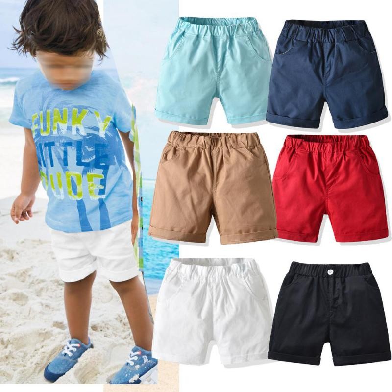 Boys Shorts Cotton Summer Shorts For Baby Boys Thin White Black Baby Shorts Shorts Casual Clothes