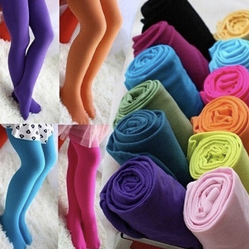 10pcs/lot Children's Pantyhose Girls Stocking Bottoming Pantyhose Stockings 3-12Years