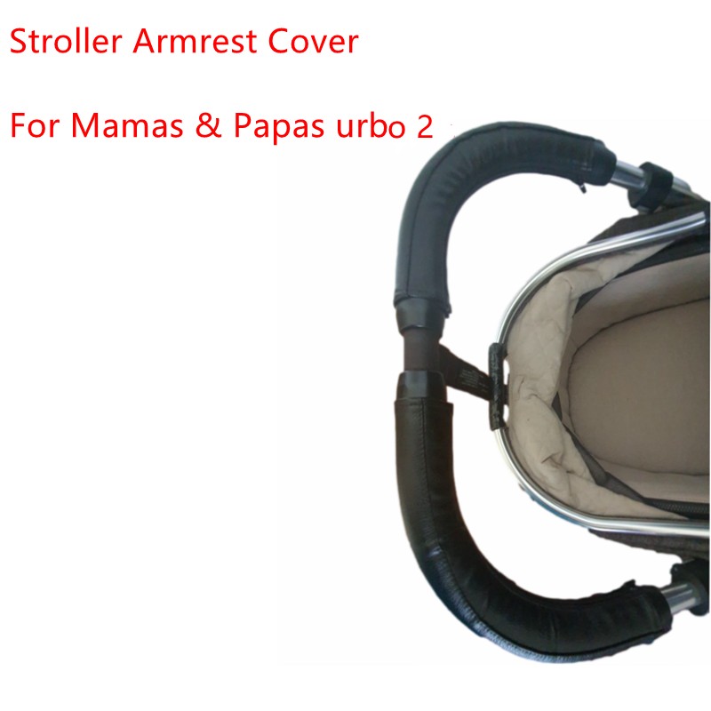 Leather Covers For Mama And Papas Urbo 2 Baby Stroller Bumper Pram Handle Sleeve Armrest Protective Cover Bar Accessories