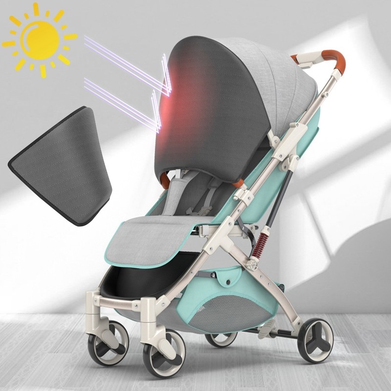 Baby Stroller Sun Visor Universal Sun Shade Cover Umbrella Infant Wind Dust Shield Buggy Sun Hood for Stroller Pushchair Accessories