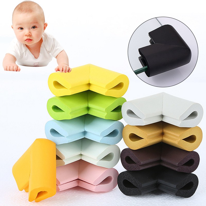 4pcs/set Soft Infant Collision Corner Protector Children Safety Home Furniture Corners Baby Safety Table Side Protection