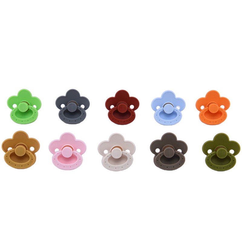 Baby Soft Silicone Pacifier Teether Soother Doll Nipple Newborn Infant Nursing Chew Oral Care Toys