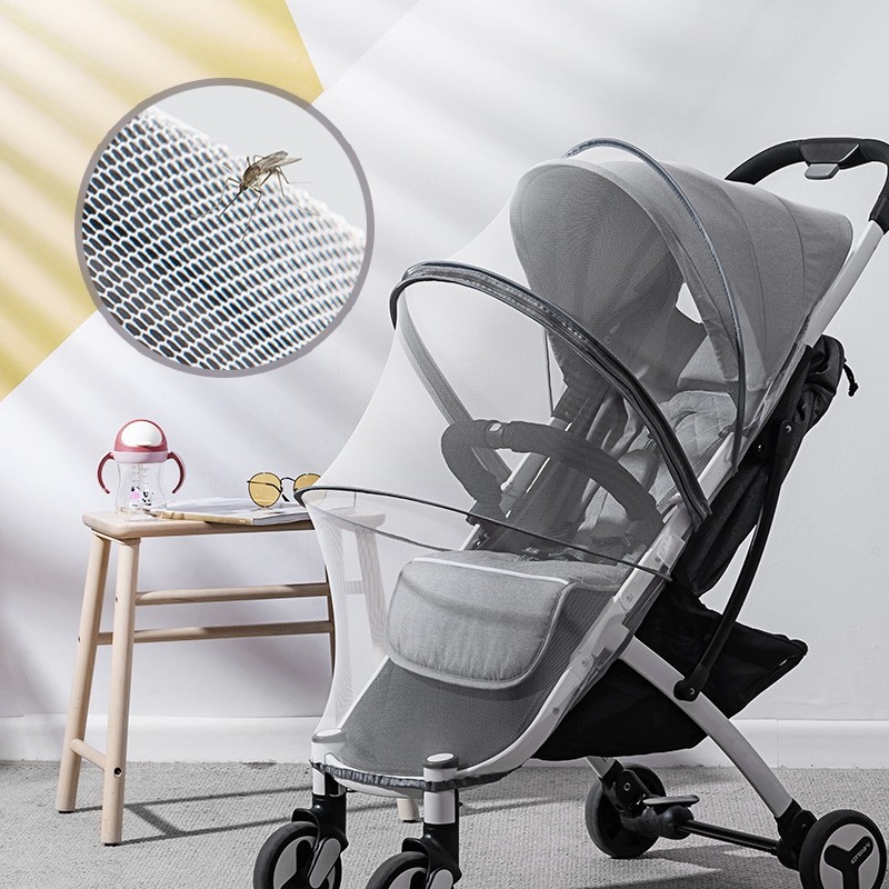 Baby Stroller Mosquito Net Full Cover Universal Pram Anti Mosquito Net High Quality Summer Pushchair Mosquito Net Breathable