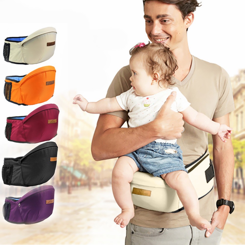 Baby Carrier Waist Stool Walkers Baby Sling Hold Waist Belt Backpack Belt Hipster Kids Adjustable Infant Hip Seat for Children