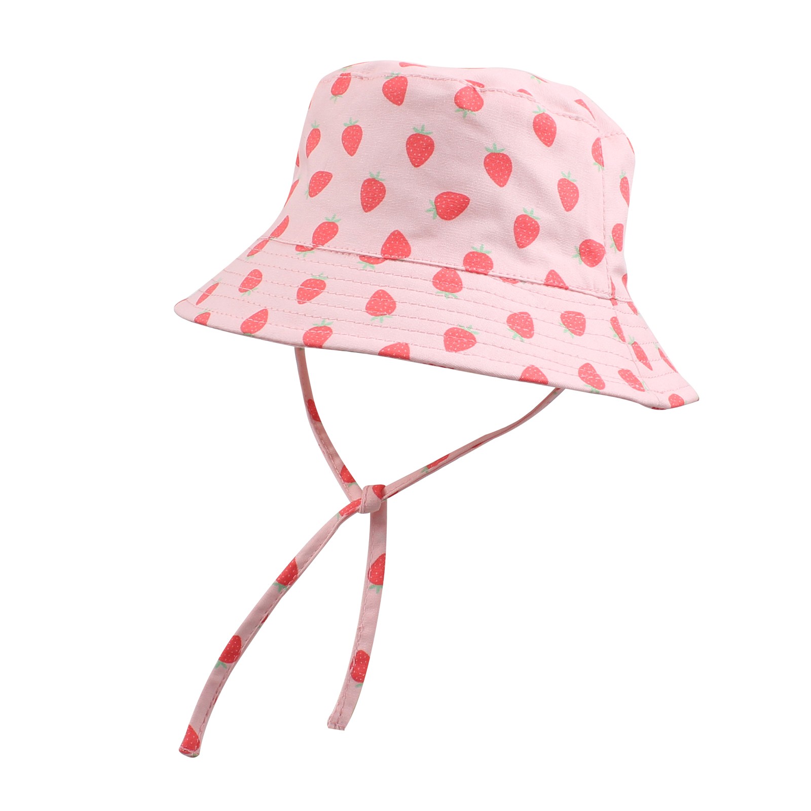 Spring Summer Children's Sunshade Bucket Cap Colorful Big Brimmed Baby Cotton Casual Hat