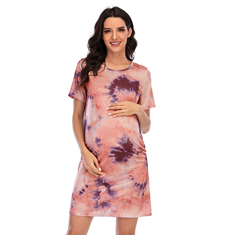 Women's maternity dress Sheath dresses with a slim fit from the side suitable for pregnant and pregnant women