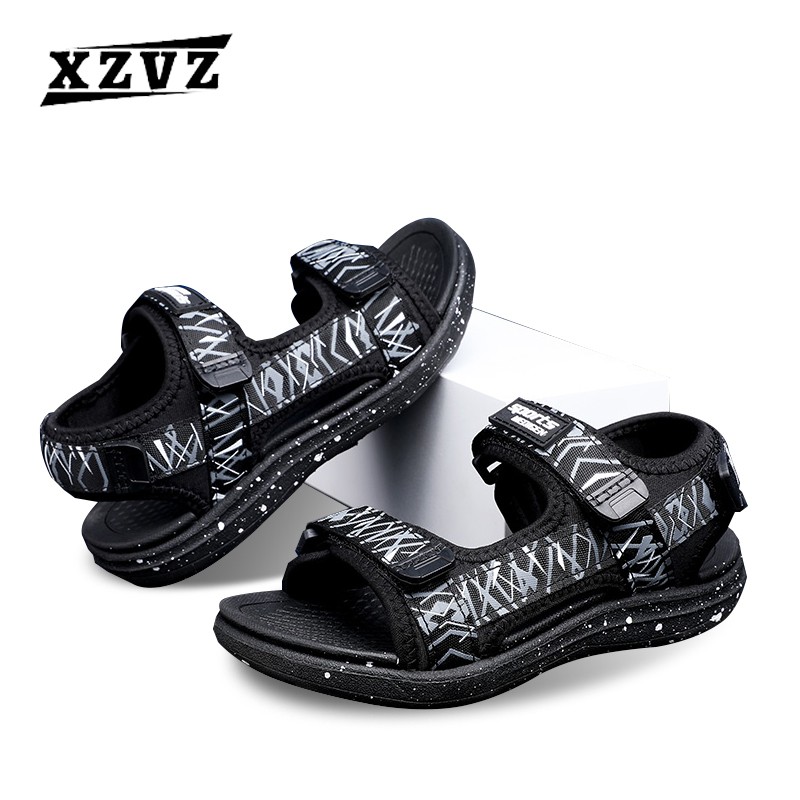 XZVZ boys sandals breathable strap children sandals summer travel boy beach shoes comfortable non-slip kids shoes