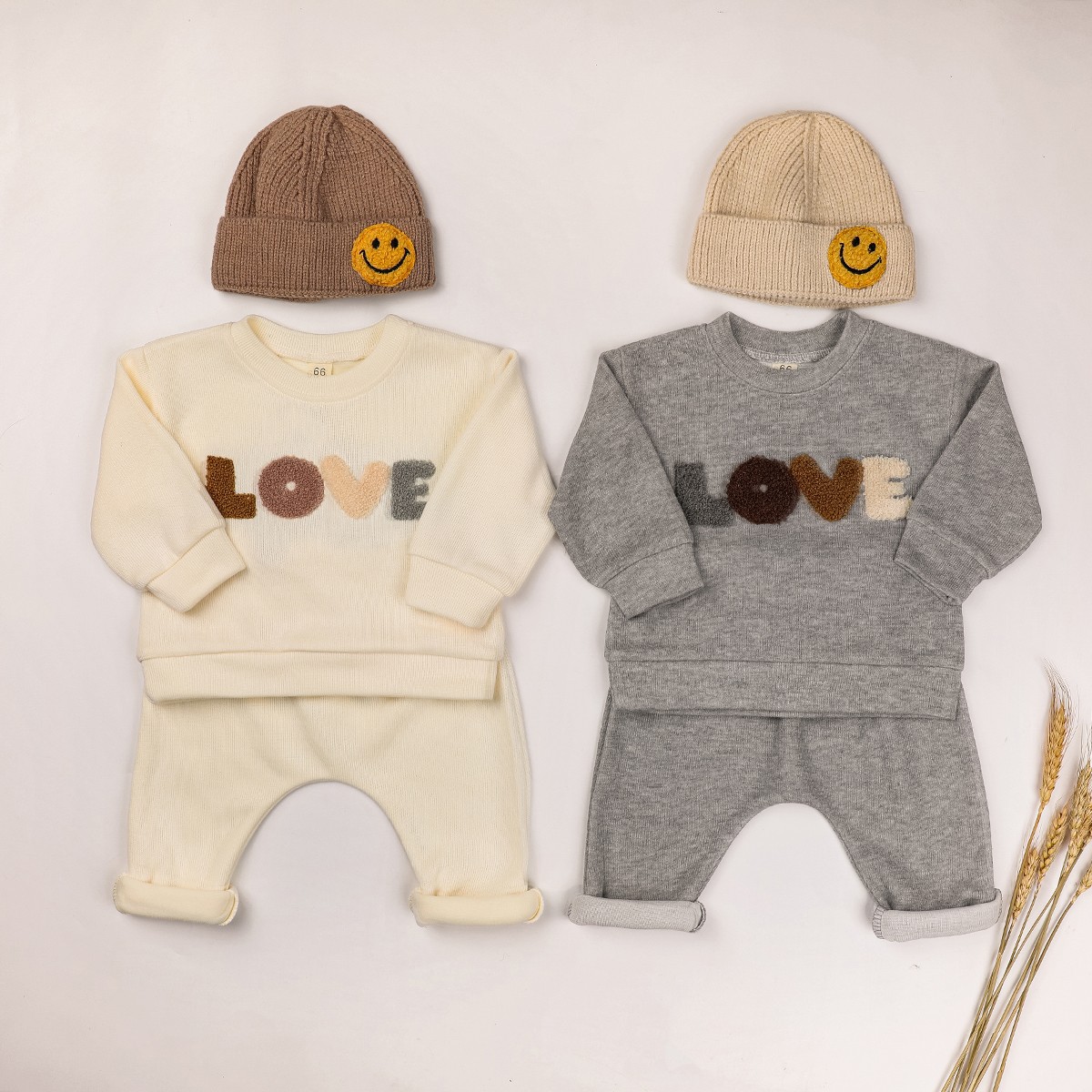 Baby Boys Clothes 100% Cotton Newborn Baby Clothes Spring Baby Boys Pullover + Pants Baby Clothes Set