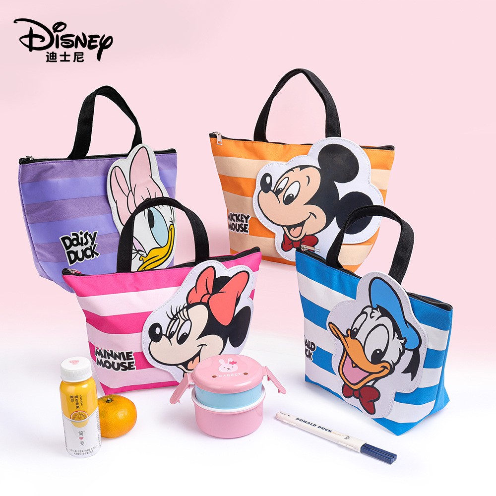 Disney Mickey Portable Lunch Bag Lunch Bag Large Capacity Lunch Storage Bag Insulation Bag