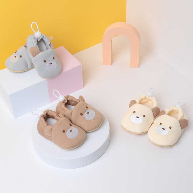 Children Anti-slip Baby Shoes Newborn Baby Boys Girls Animal Crib Shoes Infant Cartoon Soft Sole Cute Warm Animal Baby Shoes