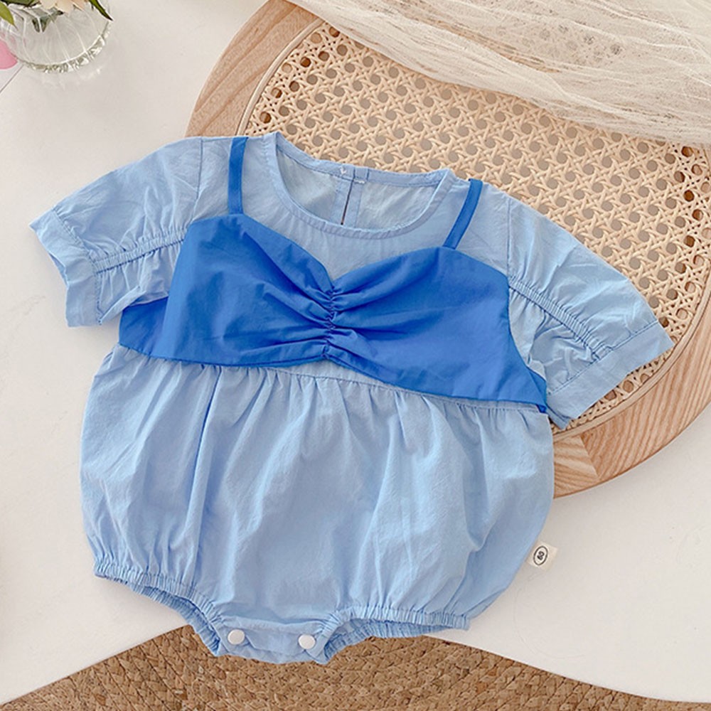 Summer Baby Girls Jumpsuit Cute 1st Princess Jumpsuit High Quality Newborn Baby Clothes