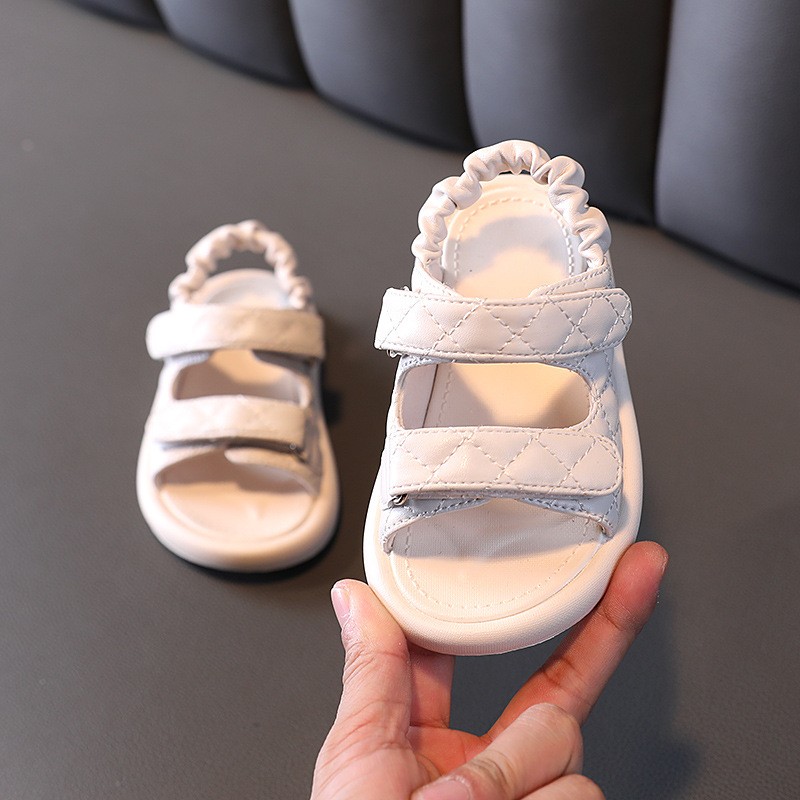 Summer Children's Shoes Girls Sandals Solid Color Toddler Sneakers Soft Bottom First Walkers Baby Girl Shoes