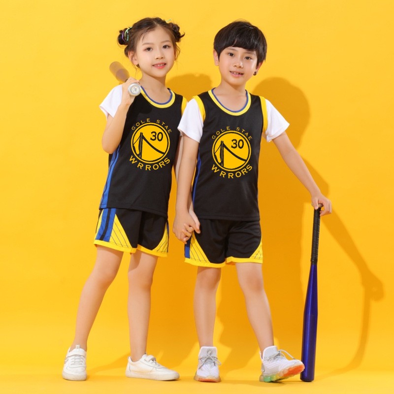 Baby boy basketball uniform outdoor sportswear 3-12 years old girls youth short suit summer children designer clothes set