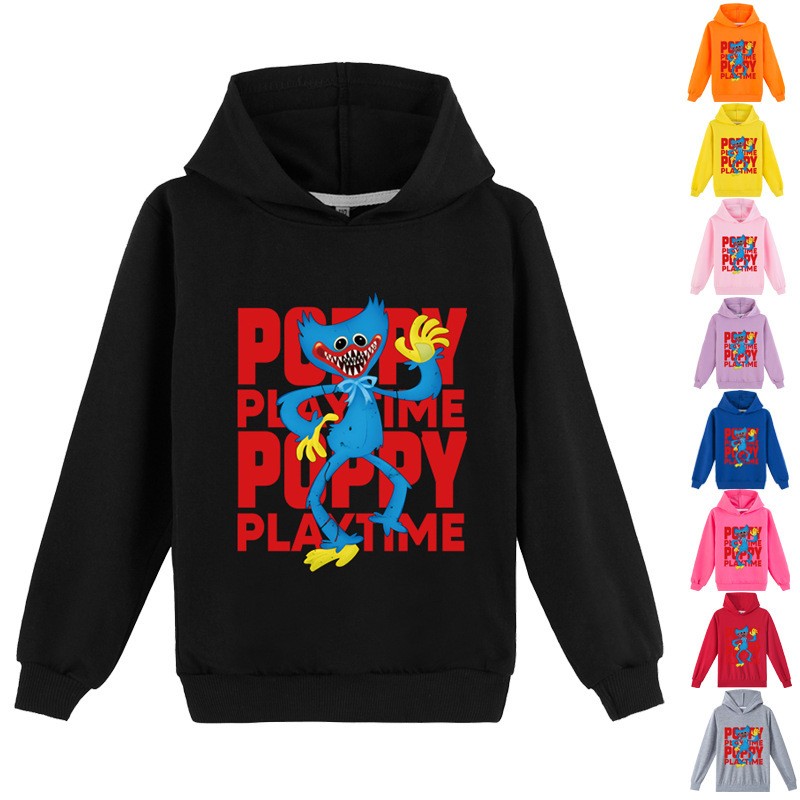 Fashion Messi Kissy Poppy Hoodie Kids Long Sleeve Hoodie Hooji Wyi Baby Clothes Girls Horror Outfits