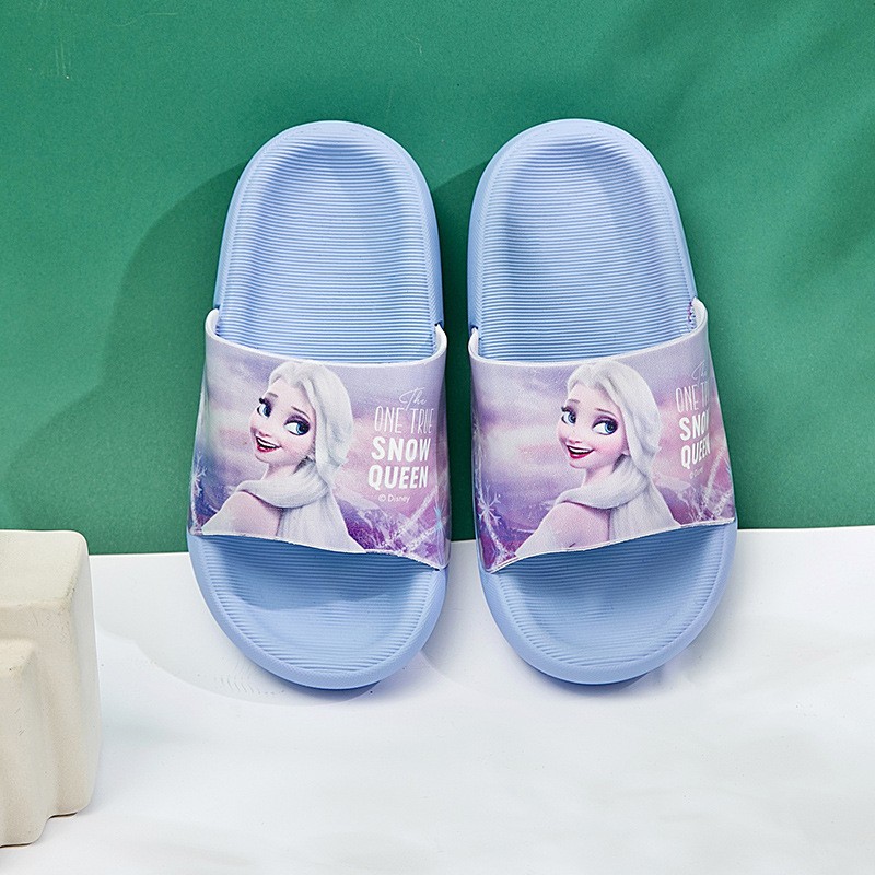 Disney Frozen girls princess shoes non-slip home indoor and outdoor wear new bottom beach sandals