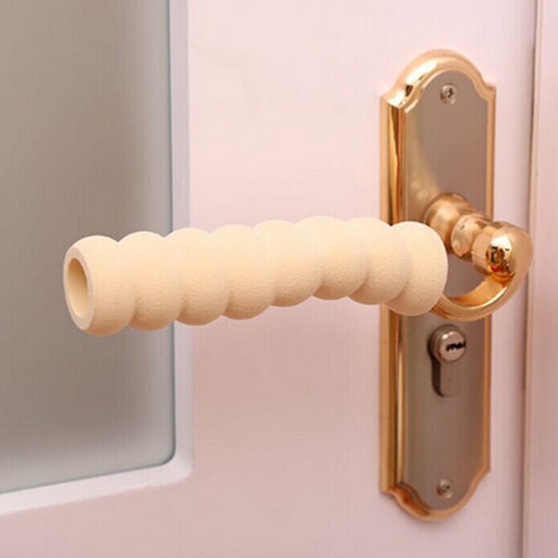 Soft Material Baby Safety Supplies / Room Door Handle Pillow Cases Spiral Set Anti-collision Safety Door Protective Handle