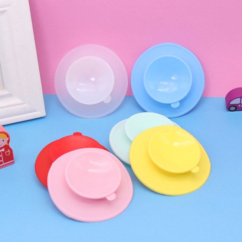 Double Sided Suction Cup Mat Tableware Baby Boy Girls Baby Pacifier Anti Slip Bowl Dish Cup Pad Coaster Eating Tools