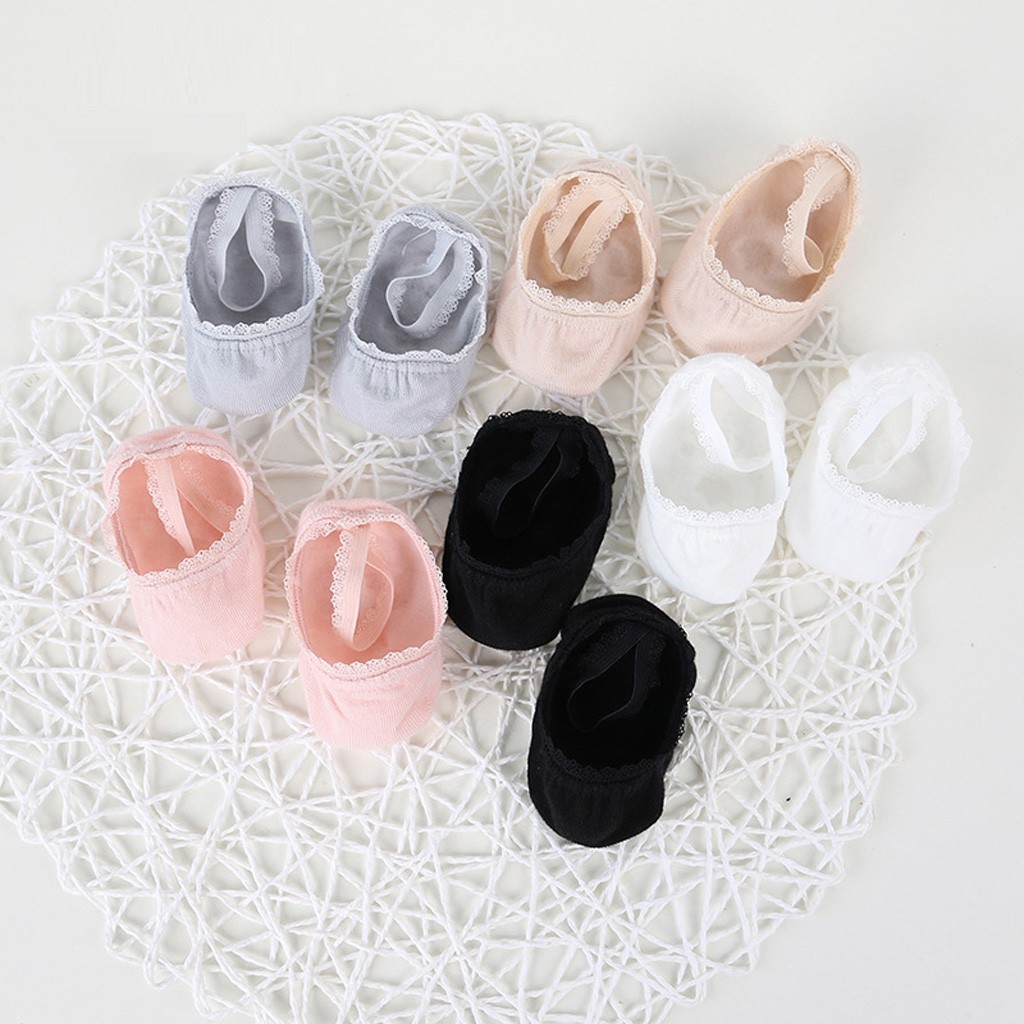 Lovely and Charming Lace Design Baby Socks Infant Newborn Baby Girl Kids Lace Inside Solid Ankle Socks Warm Comfortable for Baby