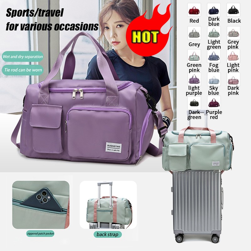 New Travel Bags Handbags Waterproof Sports Fitness Yoga Large Capacity Gym Bags For Women