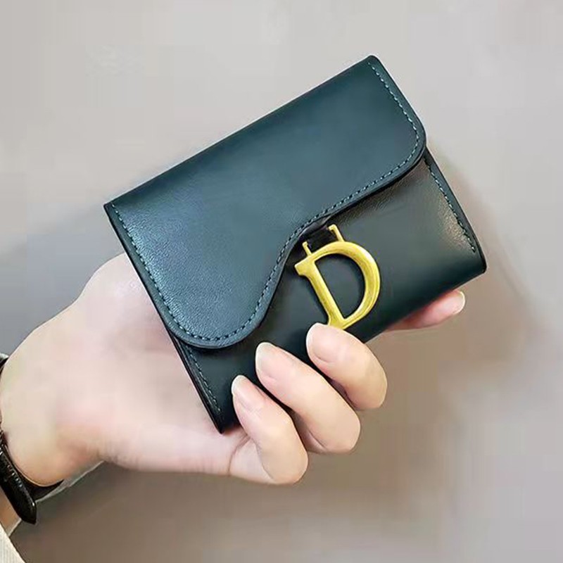 2021 new designer famous brand D style ladies wallet leather card bag all-match temperament women handbag