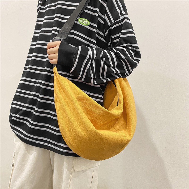 Casual shoulder bags new fashion solid color women's bags washed canvas packages classic messenger bags comfortable package female