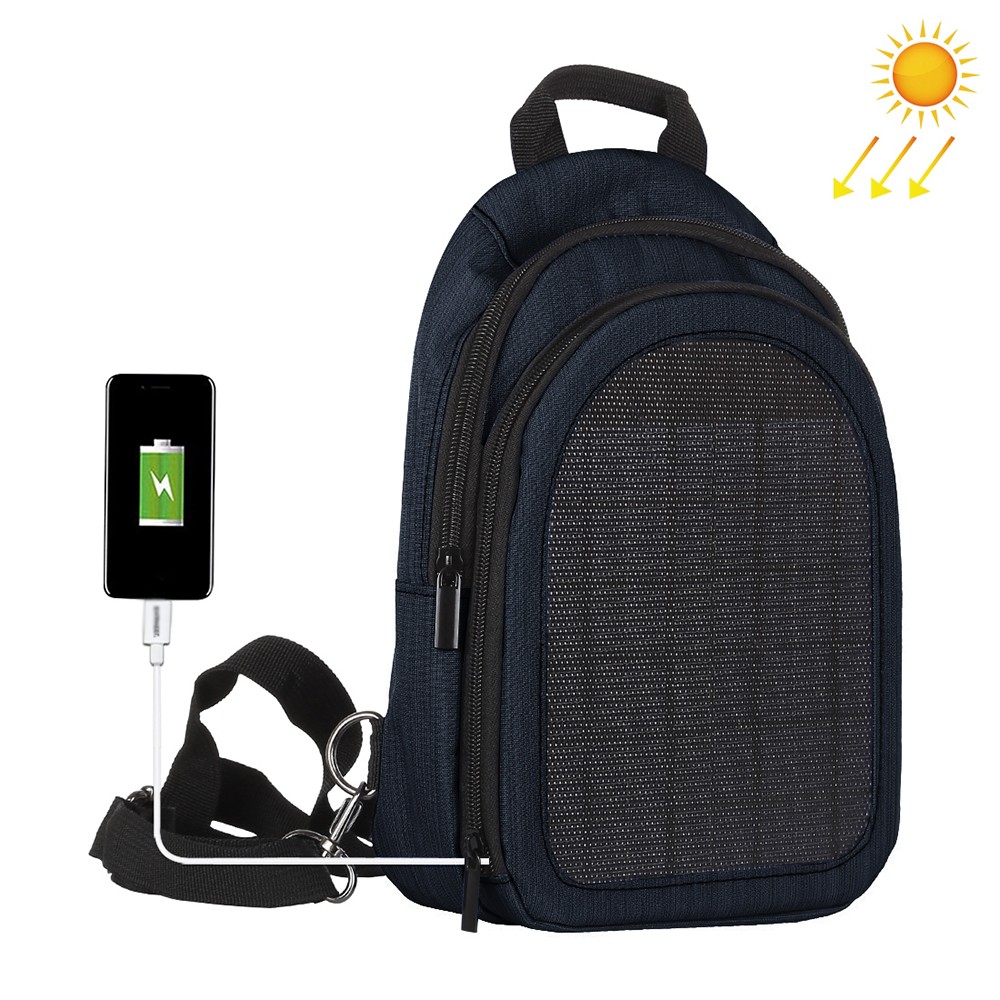 solar backpack outdoor camping hiking backpack solar panel charging travel hiking cycling school bag