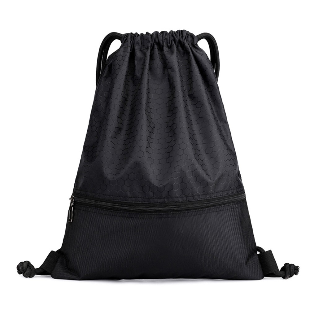 Large Capacity Nylon Shoulder Bag for Men and Women Portable Large Capacity Backpack Travel Bag School Bag Black Special Sale