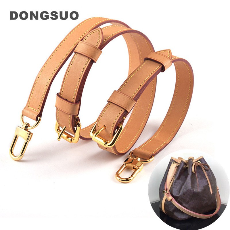 Bag Strap 100% Genuine Leather Strap for Designer Brand Shoulder Messenger Bag Strap Oxidation Cowhide Bag Accessory Parts