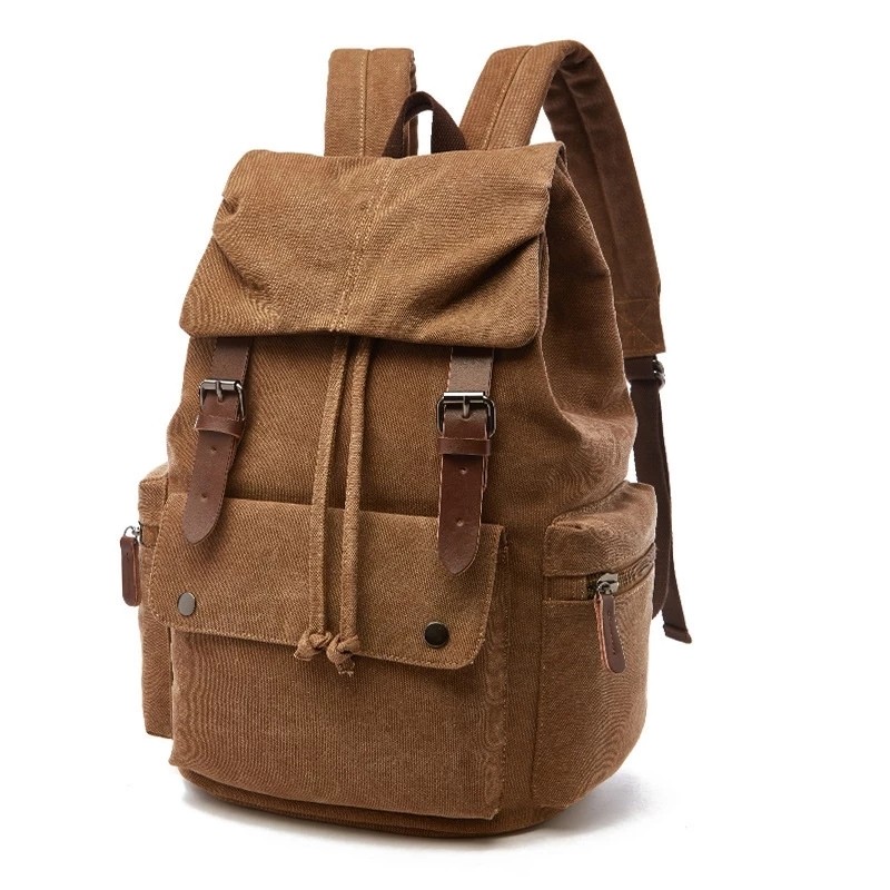 Men Women Canvas Laptop Backpack Teenage School Bag Anti-Theft Travel Bags For Women School Backpack