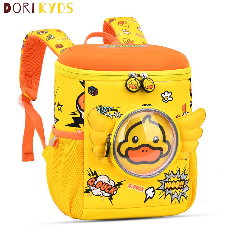 DORIKYDS 2022 New G-Shape School Bag For Kids Cute Cartoon Boys Girls Backpack Fashion Kindergarten Backpack Preschool Children School Bags