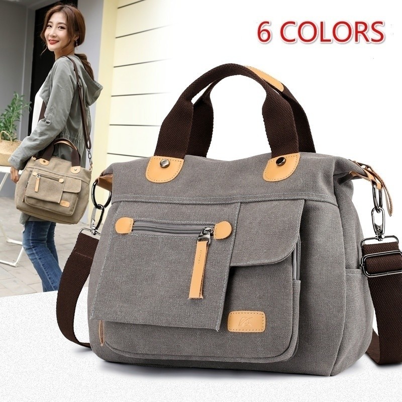 Casual Women Handbag Canvas Shoulder Bag Large Capacity Bags For Women Purse Luxury Handbag Women Bags Designer