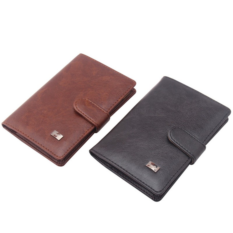 Creative PU Passport Cover Russian Driver License Wallet Retro Leather Men Travel Wallet Credit Card Holder Cover Document Holder