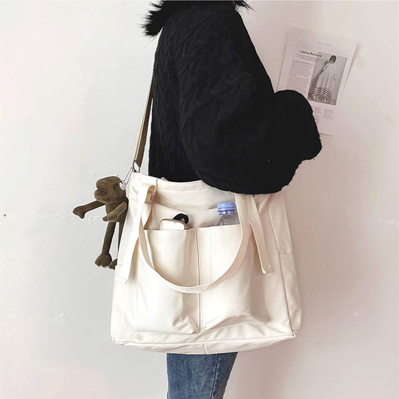 Female shopper bag simple fashion zipper shoulder bags waterproof large capacity tote bags women brand crossbody bag