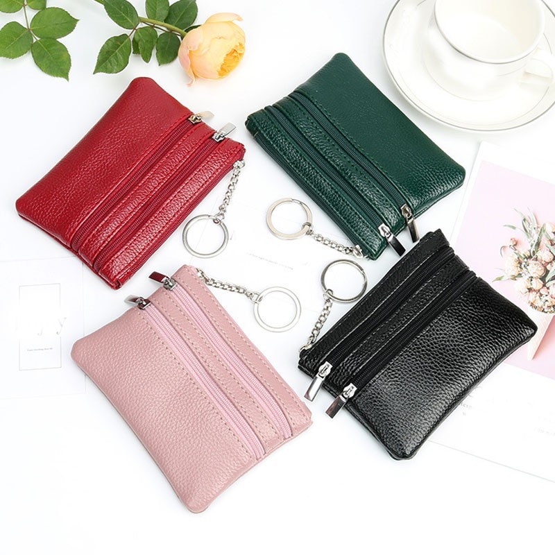 Fashion Leather Women Wallet Clutch Business Zipper Coin Purse Female Short Small Brand New Design Soft Small Card Cash Holder