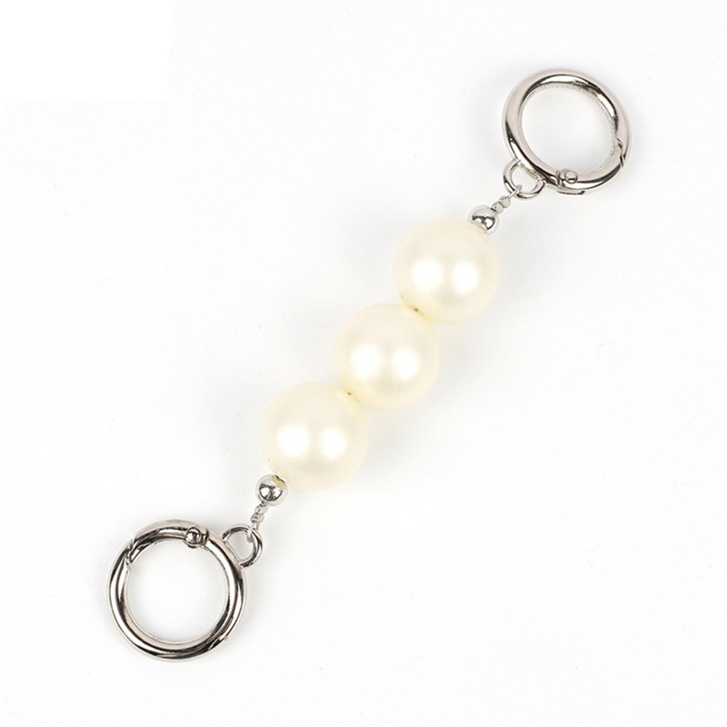 X7YA Bag Strap Extender Artificial Pearl Replacement Chain Straps for Purse Clutch