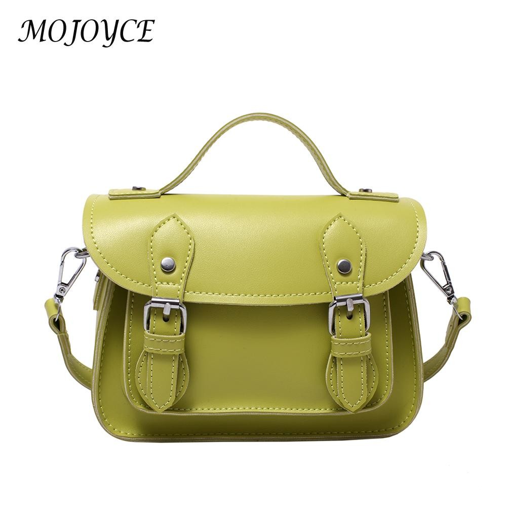 PU Leather Solid Color Flap Messenger Bag Design Lady Casual Flap Crossbody Bag For Women Christmas Gifts