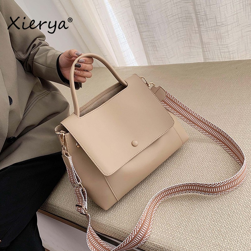 Women Shoulder Bag Fashion Leather Crossbody Bag For Women Solid Color Shoulder Messenger Bags Lady Chain Travel Small Handbag