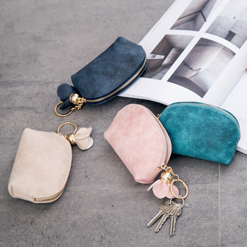 Mini Wallet Men's Wallet Women's PU Leather Zipper Coin Purse Vintage Female Short Money Bag Card Holder Women Clutch