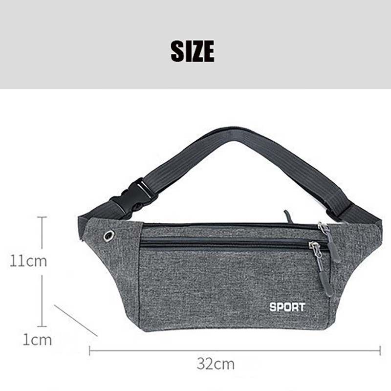 Pocket bag men's close fitting thin Oxford cloth mobile phone pocket change men's shoulder bag cashier business pocket